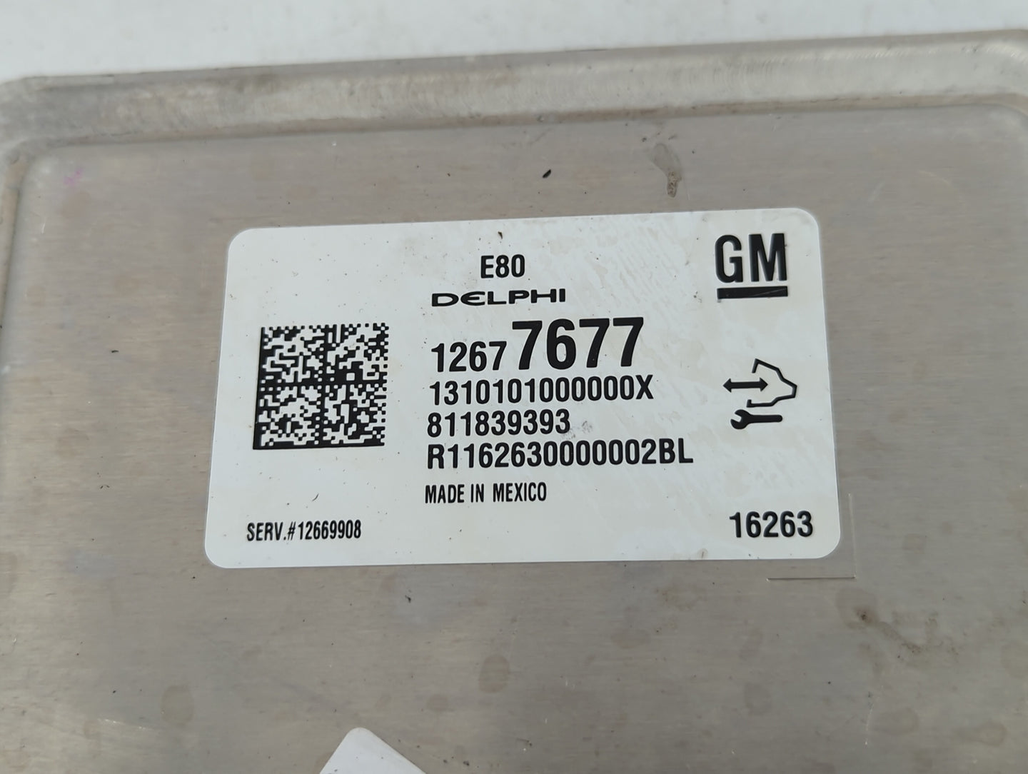 2017-2019 Chevrolet Cruze PCM Engine Control Computer ECU ECM PCU OEM P/N:12677677 Fits Fits 2017 2018 2019 2020 2021 2022 O