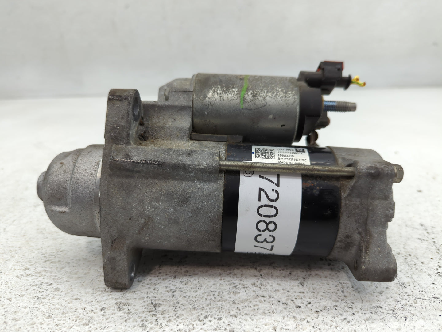 2017-2019 Chevrolet Cruze Car Starter Motor Solenoid OEM P/N:1267 3600 Fits Fits 2017 2018 2019 2020 2021 2022 OEM Used Auto