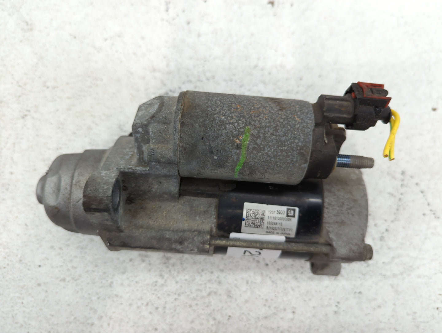2017-2019 Chevrolet Cruze Car Starter Motor Solenoid OEM P/N:1267 3600 Fits Fits 2017 2018 2019 2020 2021 2022 OEM Used Auto