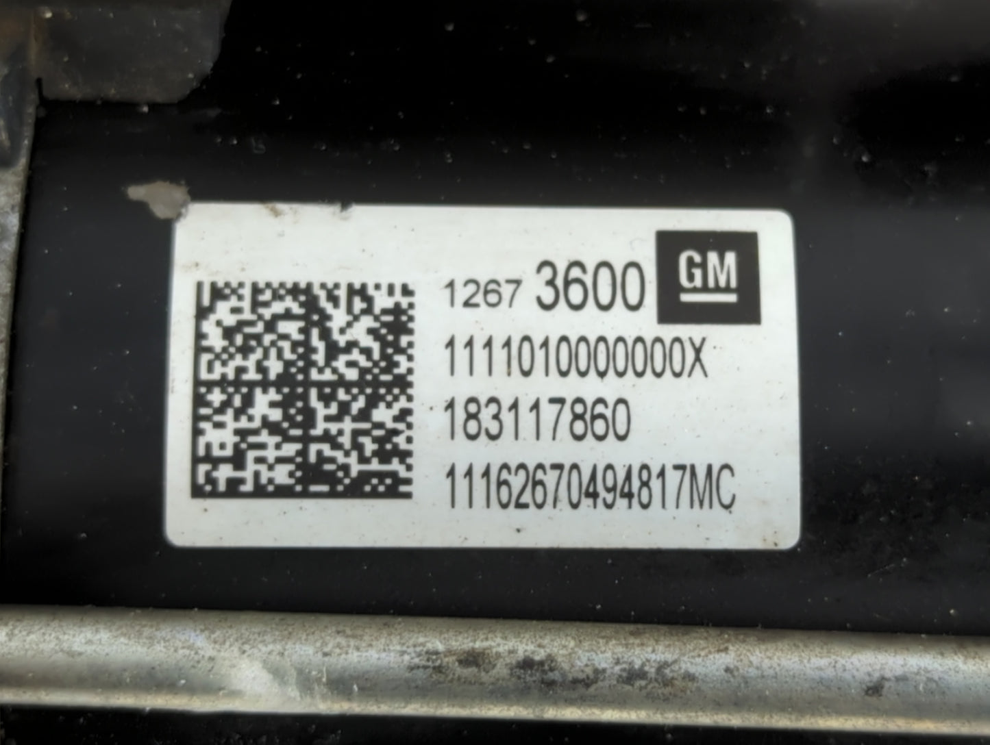 2017-2019 Chevrolet Cruze Car Starter Motor Solenoid OEM P/N:12673600 Fits Fits 2017 2018 2019 2020 2021 2022 OEM Used Auto 