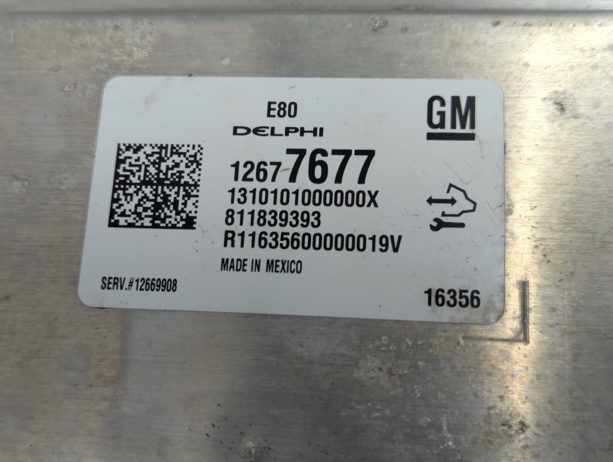 2017-2019 Chevrolet Cruze PCM Engine Control Computer ECU ECM PCU OEM P/N:12677677 12669908 Fits OEM Used Auto Parts - Oemus