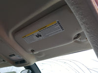 2017-2019 Chevrolet Cruze Sun Visor Shade Replacement Passenger Right Mirror Fits Fits 2017 2018 2019 OEM Used Auto Parts - 