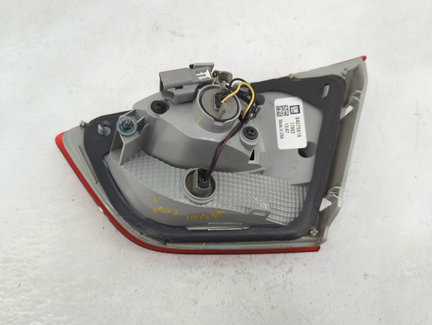 2016-2017 Chevrolet Cruze Driver Left Side Deck Lid Mounted Tail Light 829586 - Oemusedautoparts1.com