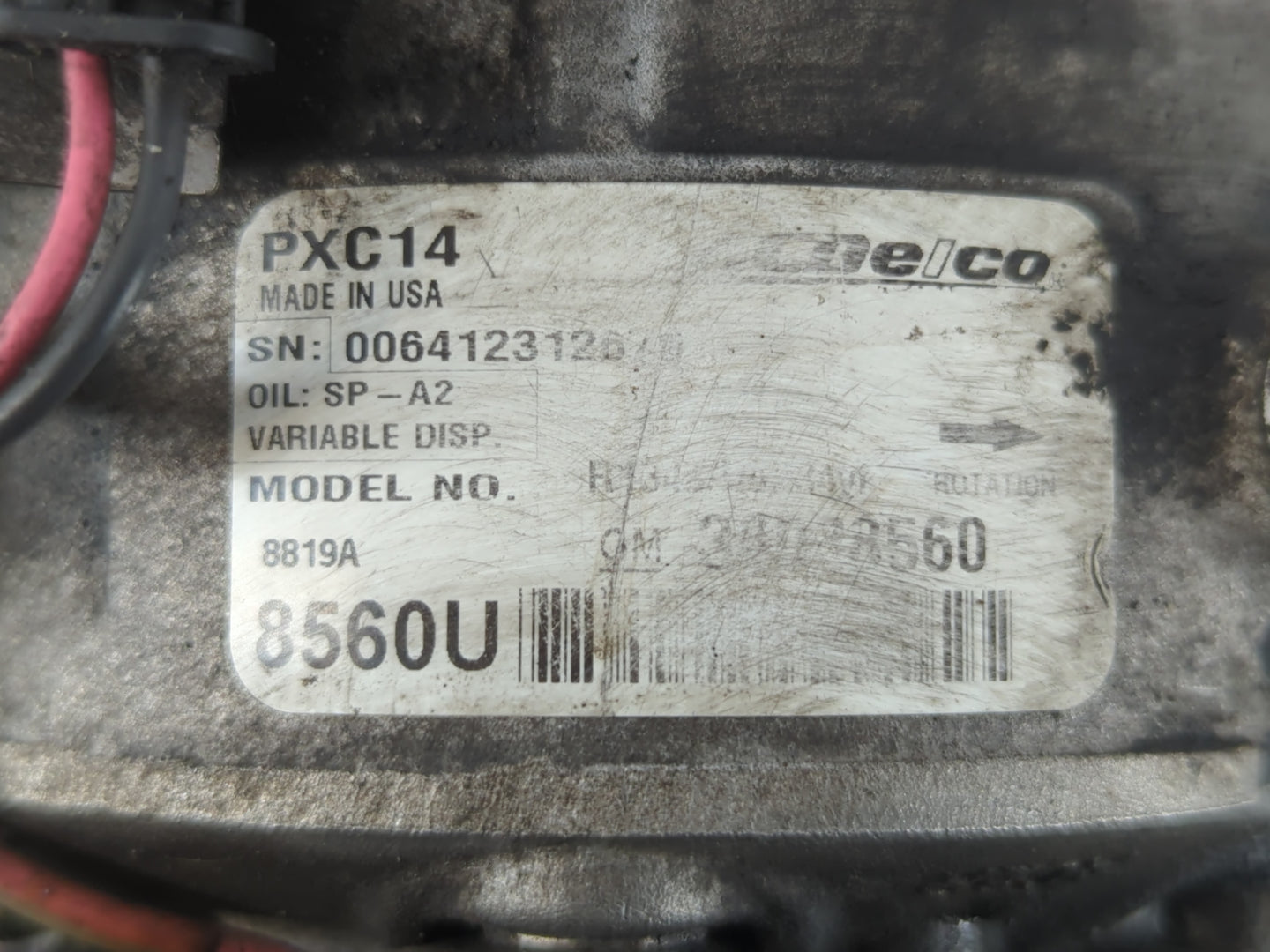 2016-2018 Chevrolet Cruze Air Conditioning A/c Ac Compressor Oem 937801 - Oemusedautoparts1.com