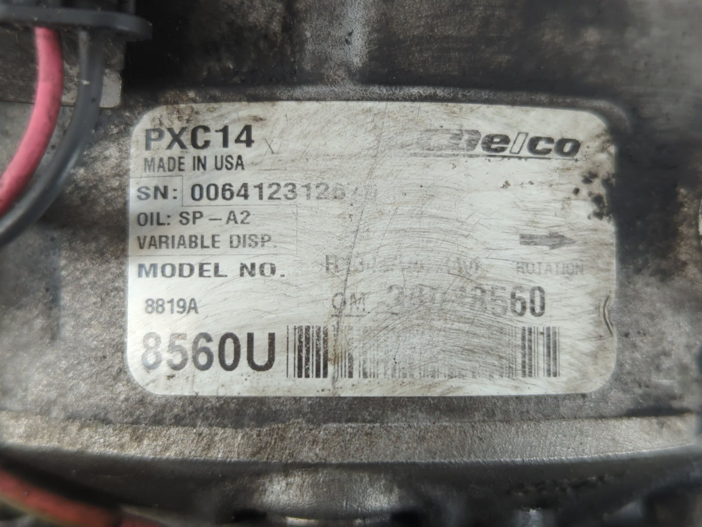 2016-2018 Chevrolet Cruze Air Conditioning A/c Ac Compressor Oem 937801 - Oemusedautoparts1.com