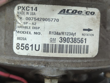 2016-2018 Chevrolet Cruze Air Conditioning A/c Ac Compressor Oem