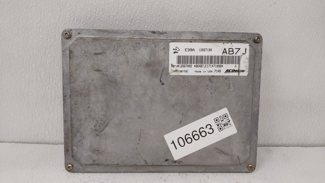 2017 Chevrolet Equinox PCM Engine Control Computer ECU ECM PCU OEM P/N:12667002 12667189, 12685918 Fits Fits 2018 2019 2020 