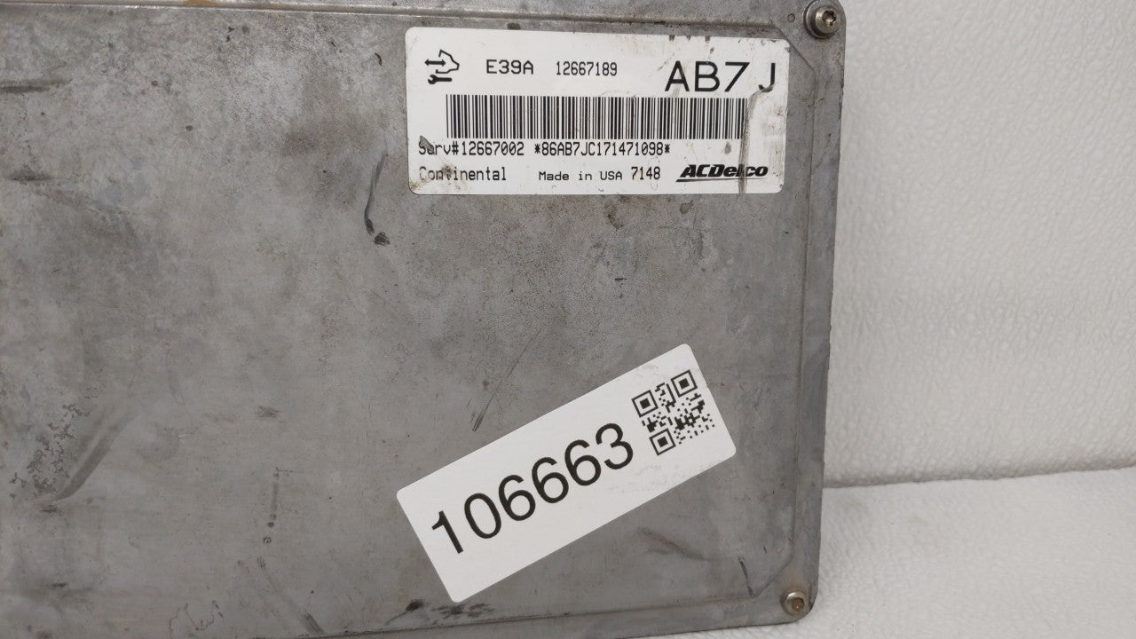 2017 Chevrolet Equinox PCM Engine Control Computer ECU ECM PCU OEM P/N:12667002 12667189, 12685918 Fits Fits 2018 2019 2020 