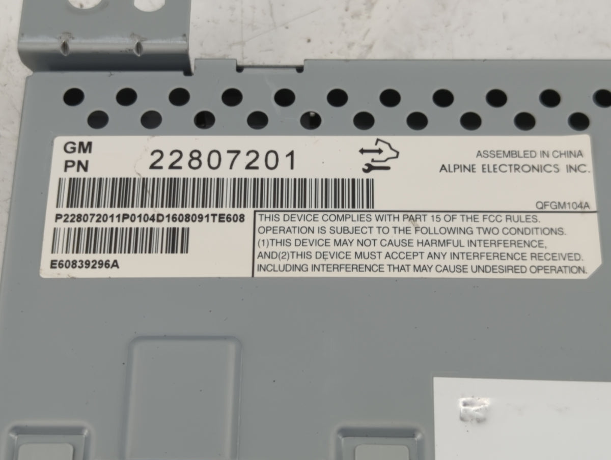 2012-2017 Chevrolet Equinox Information Radio Display Screen 1138825 - Oemusedautoparts1.com