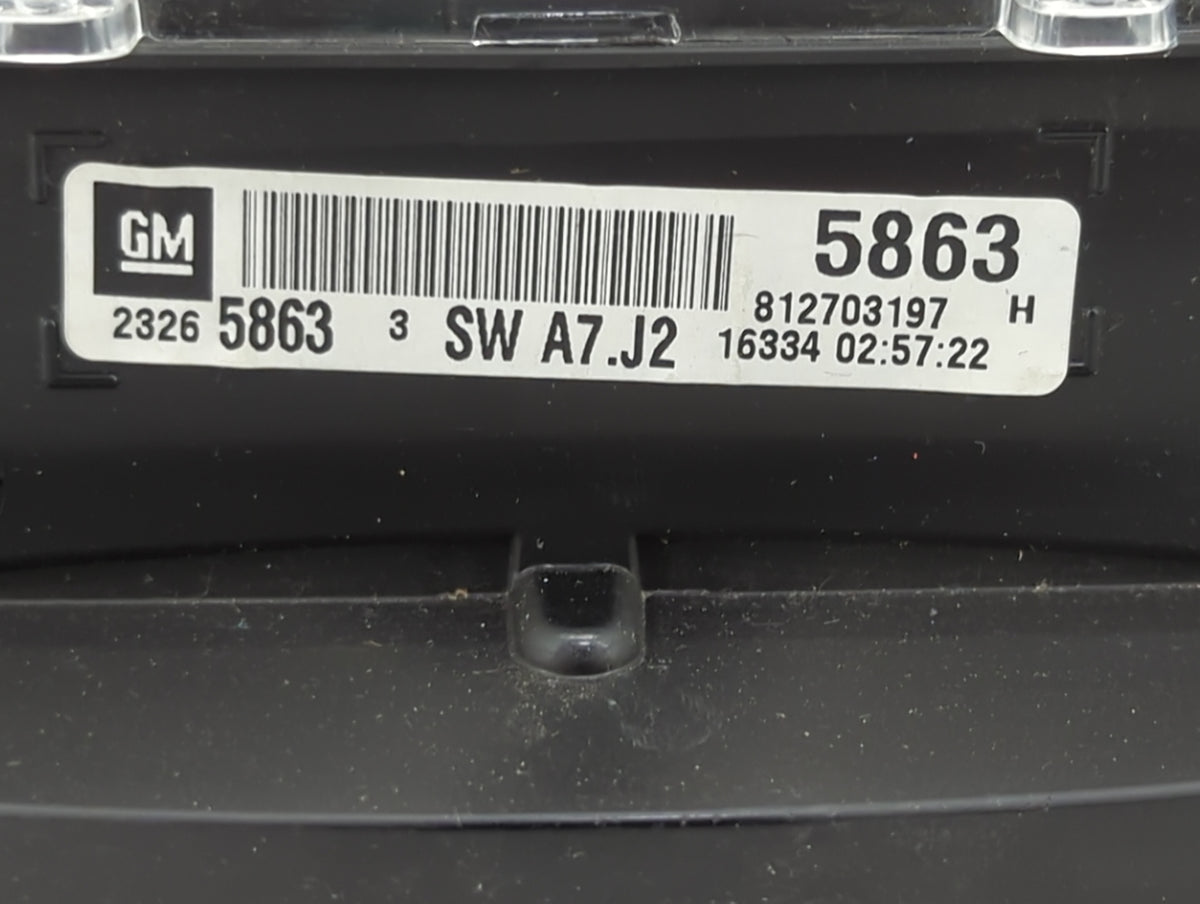 2013-2017 Chevrolet Equinox Instrument Cluster Speedometer Gauges P/N:23265863 Miles:138K Fits Fits 2013 2014 2015 2016 2017