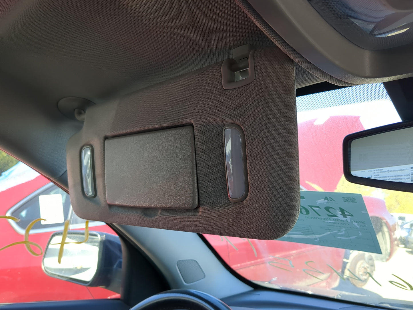 2010-2017 Chevrolet Equinox Sun Visor Shade Replacement Driver Left Mirror Fits Fits 2010 2011 2012 2013 2014 2015 2016 2017