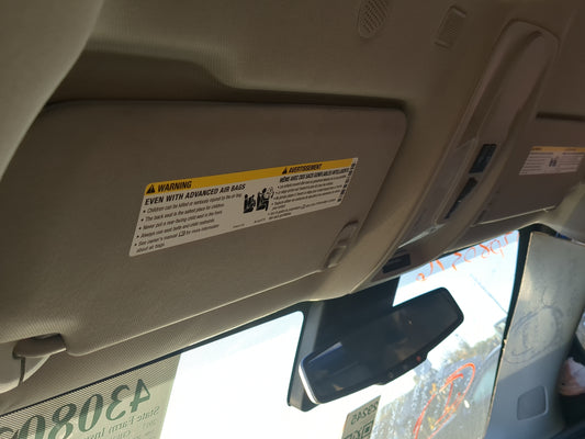 2010-2017 Chevrolet Equinox Sun Visor Shade Replacement Driver Left Mirror Fits Fits 2010 2011 2012 2013 2014 2015 2016 2017