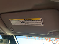 2010-2017 Chevrolet Equinox Sun Visor Shade Replacement Passenger Right Mirror Fits Fits 2010 2011 2012 2013 2014 2015 2016 