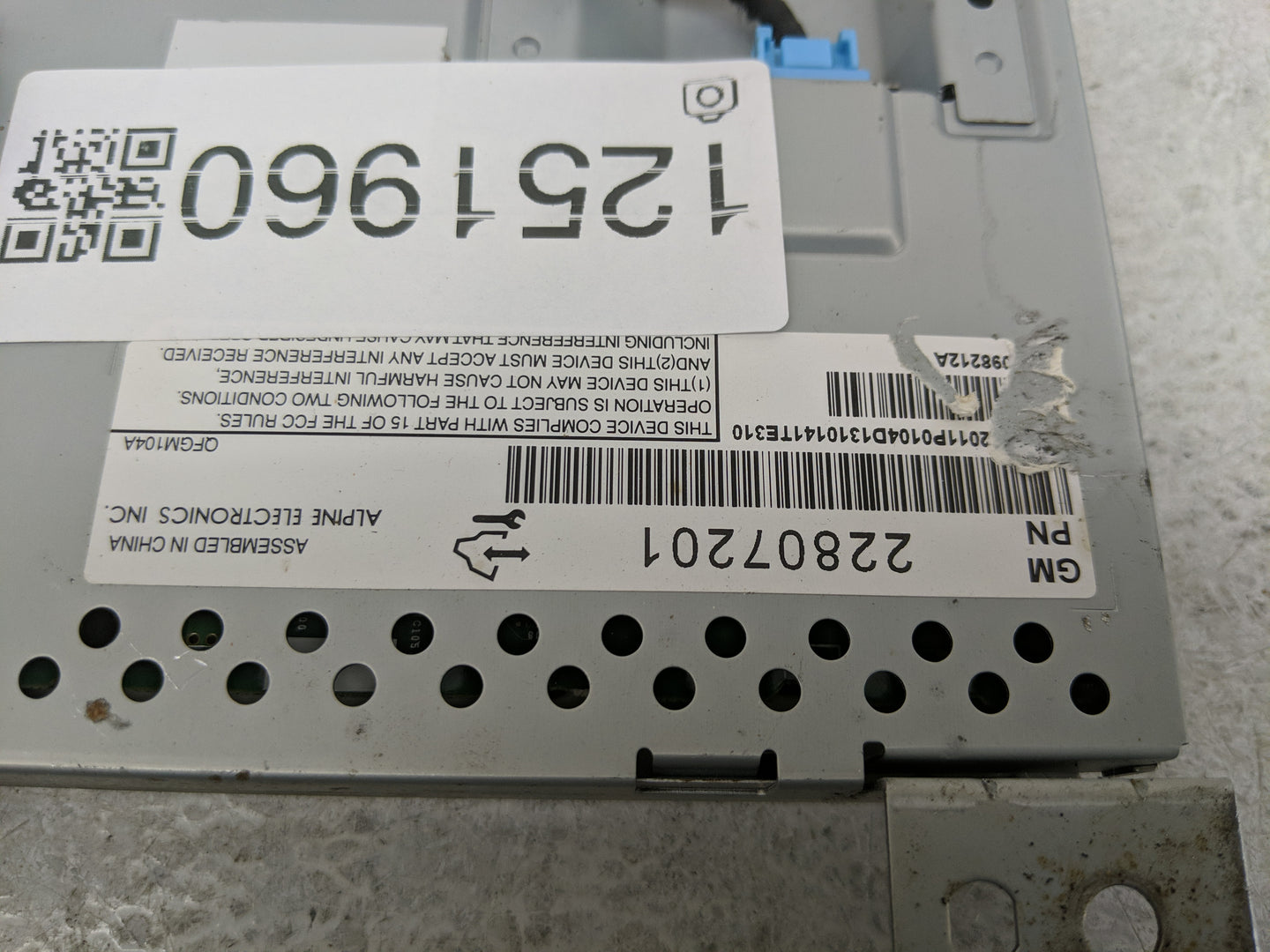 2012-2017 Chevrolet Equinox Information Display Screen - Oemusedautoparts1.com
