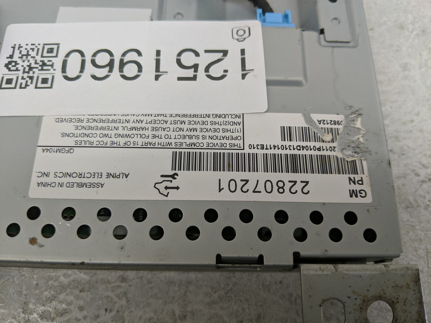2012-2017 Chevrolet Equinox Information Display Screen - Oemusedautoparts1.com