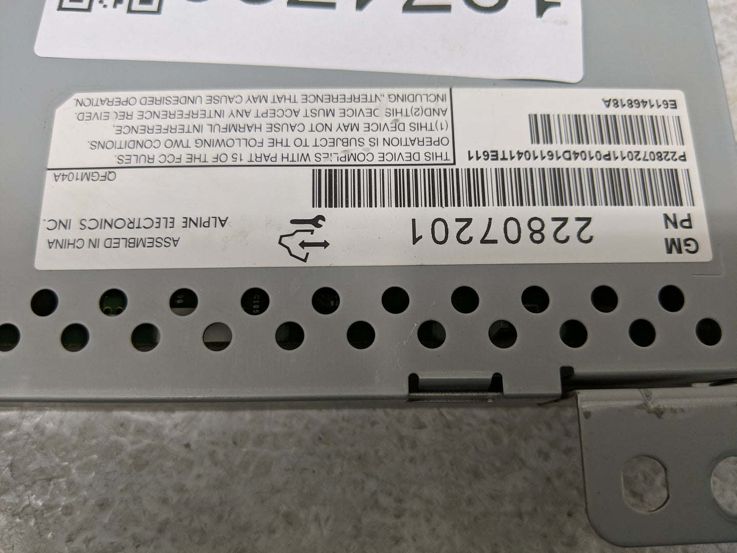 2012-2017 Chevrolet Equinox Information Display Screen - Oemusedautoparts1.com