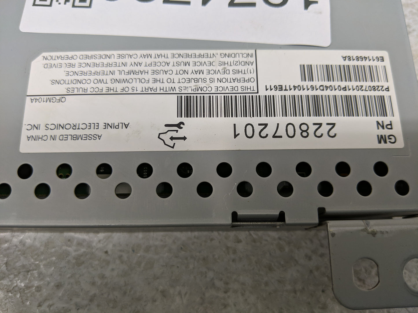 2012-2017 Chevrolet Equinox Information Display Screen - Oemusedautoparts1.com