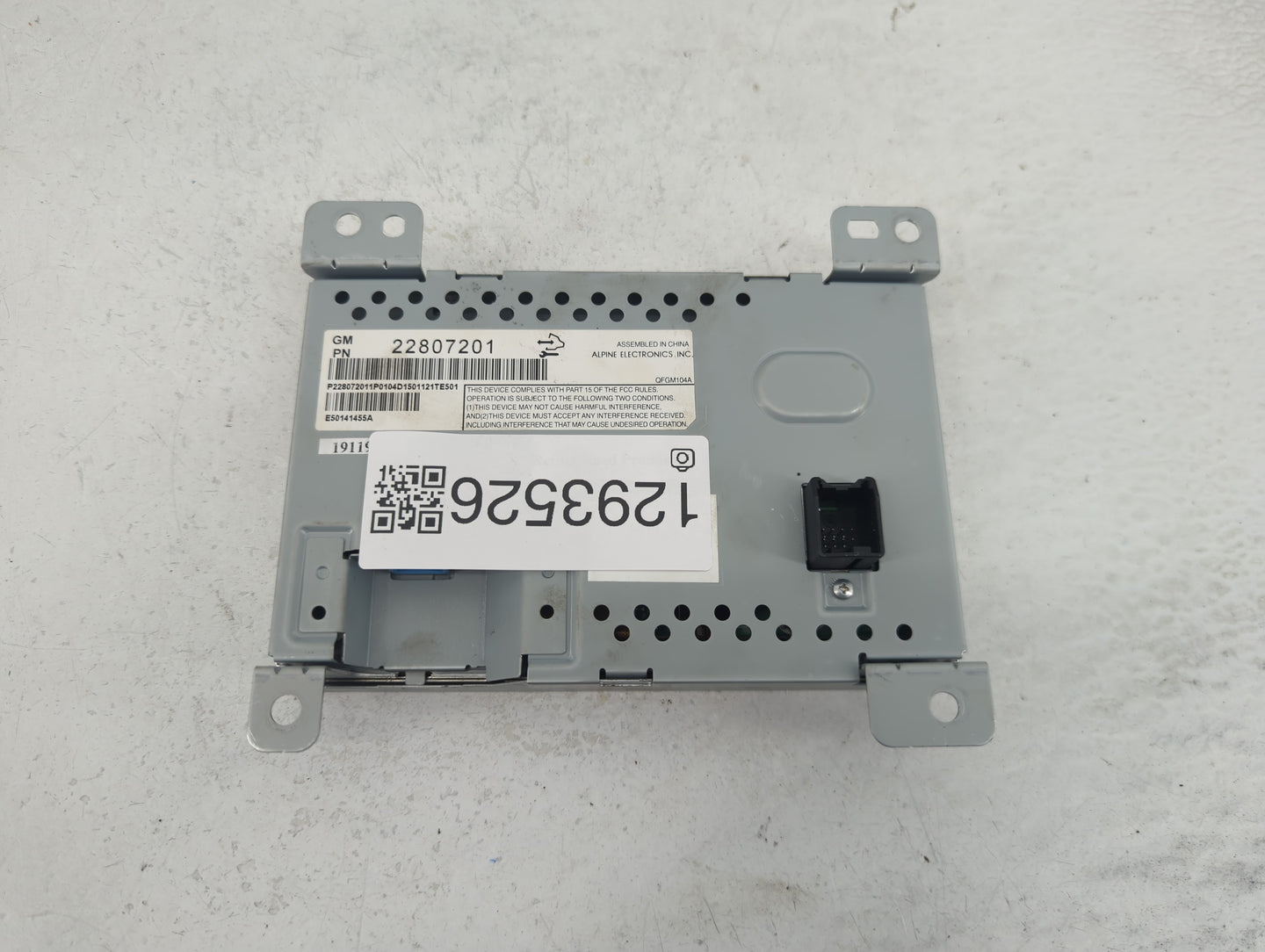 2012-2017 Chevrolet Equinox Information Display Screen - Oemusedautoparts1.com