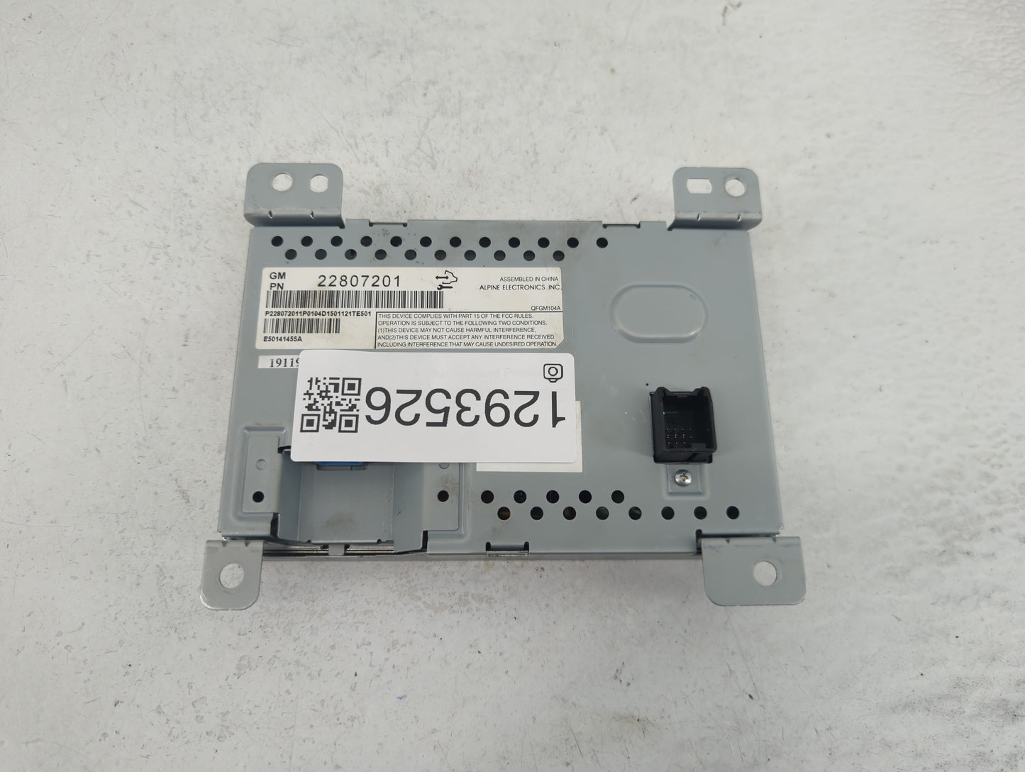 2012-2017 Chevrolet Equinox Information Display Screen - Oemusedautoparts1.com