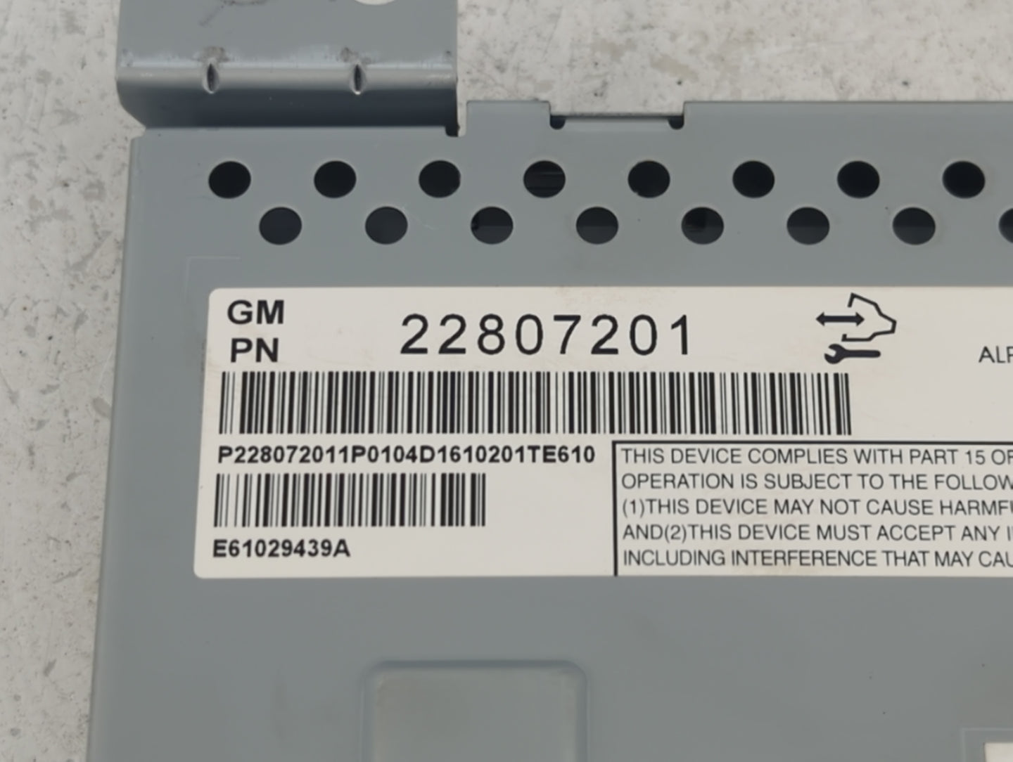 2012-2017 Chevrolet Equinox Information Display Screen - Oemusedautoparts1.com