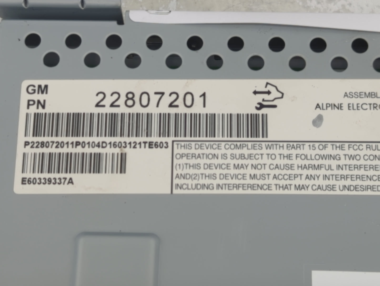 2012-2017 Chevrolet Equinox Information Display Screen - Oemusedautoparts1.com