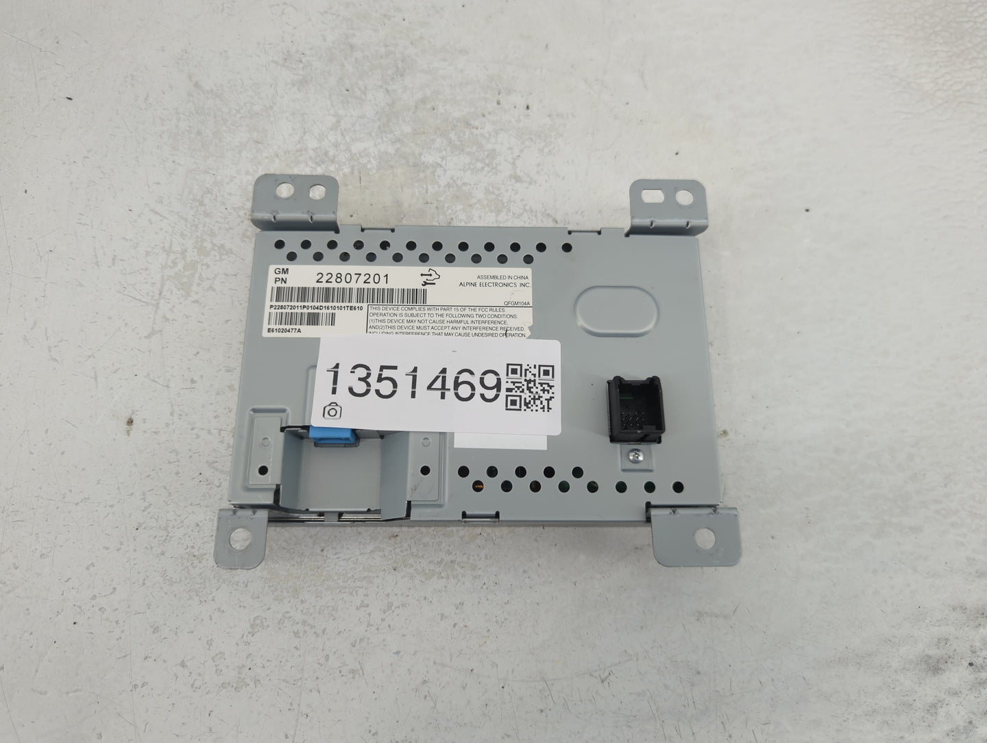 2012-2017 Chevrolet Equinox Information Display Screen - Oemusedautoparts1.com