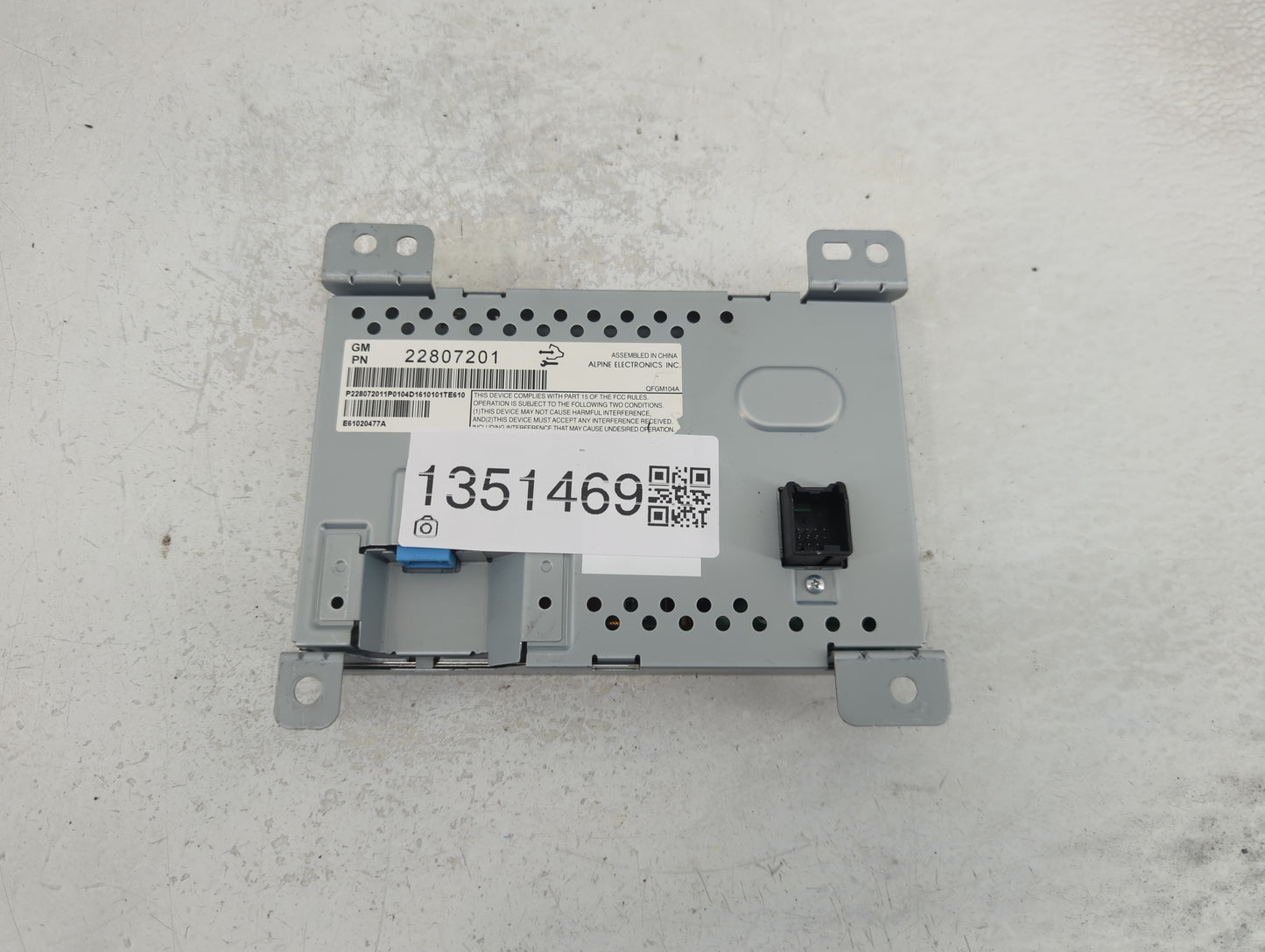 2012-2017 Chevrolet Equinox Information Display Screen - Oemusedautoparts1.com