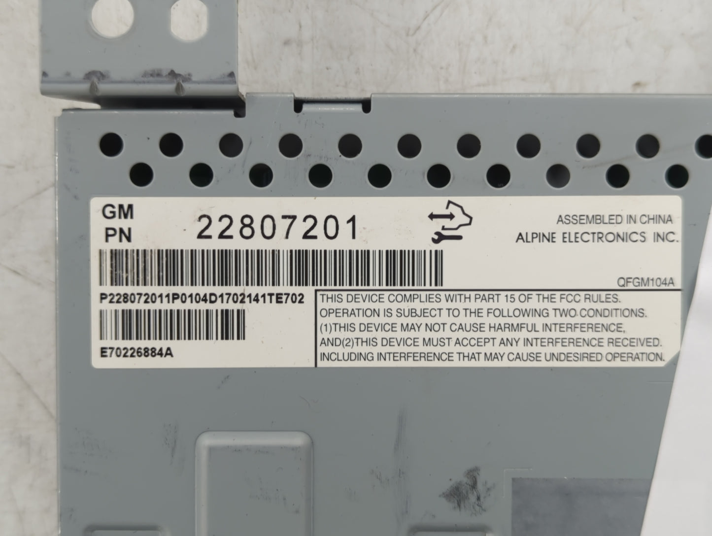 2012-2017 Chevrolet Equinox Information Display Screen - Oemusedautoparts1.com