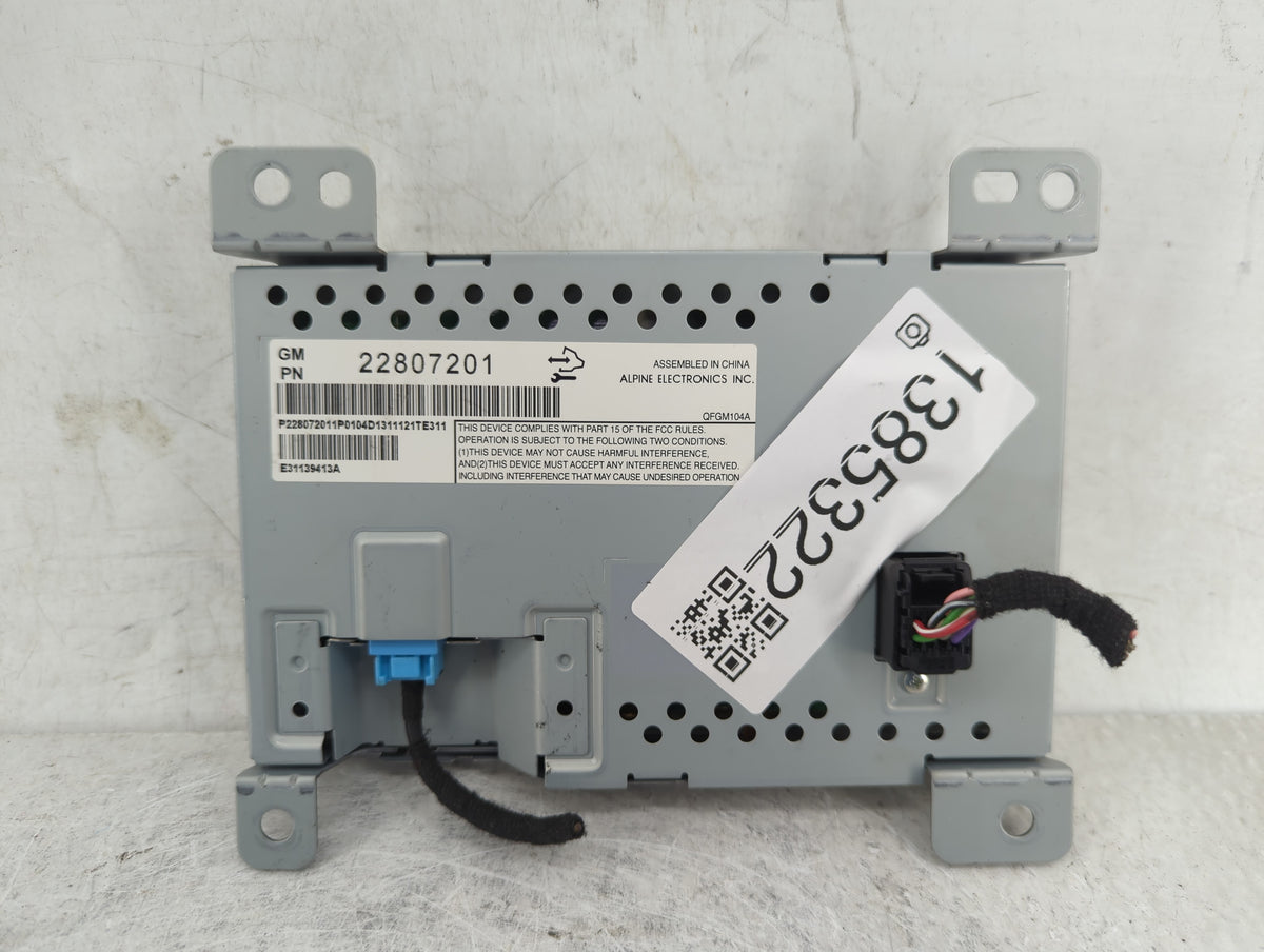 2012-2017 Chevrolet Equinox Information Radio Display Screen 1385322 - Oemusedautoparts1.com