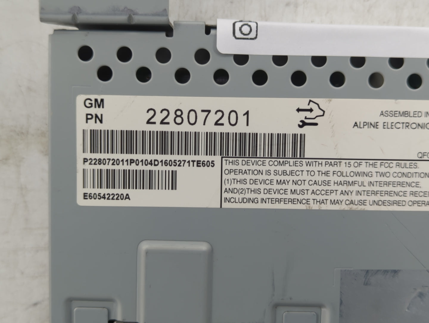2012-2017 Chevrolet Equinox Information Display Screen - Oemusedautoparts1.com