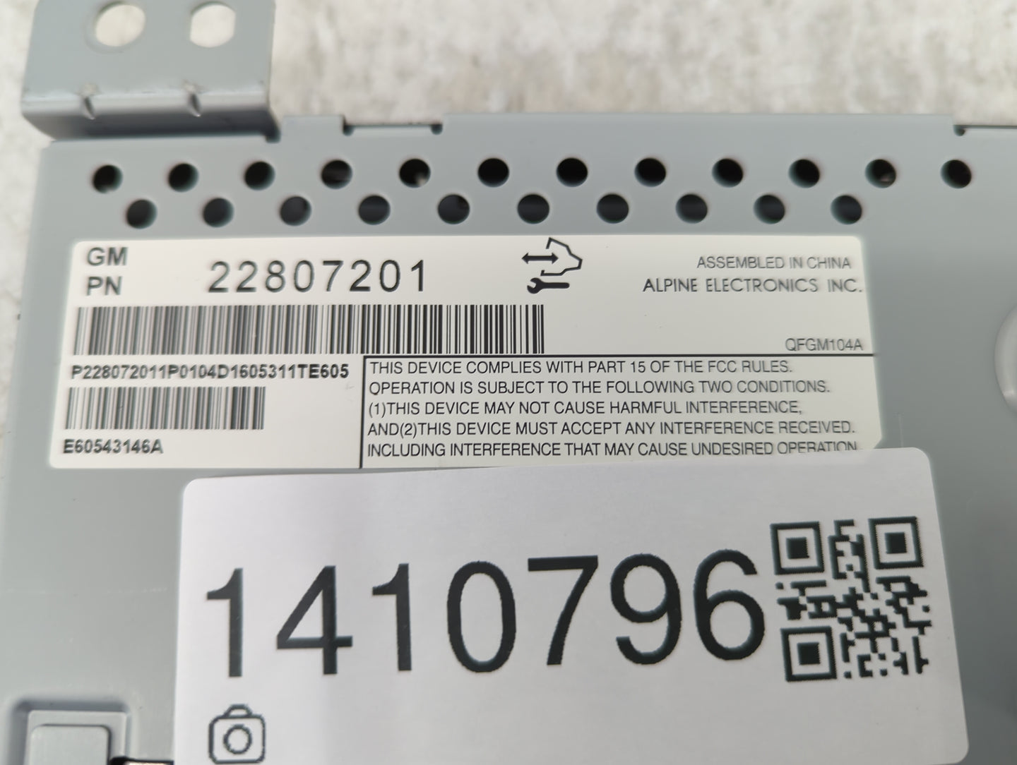 2012-2017 Chevrolet Equinox Information Display Screen - Oemusedautoparts1.com