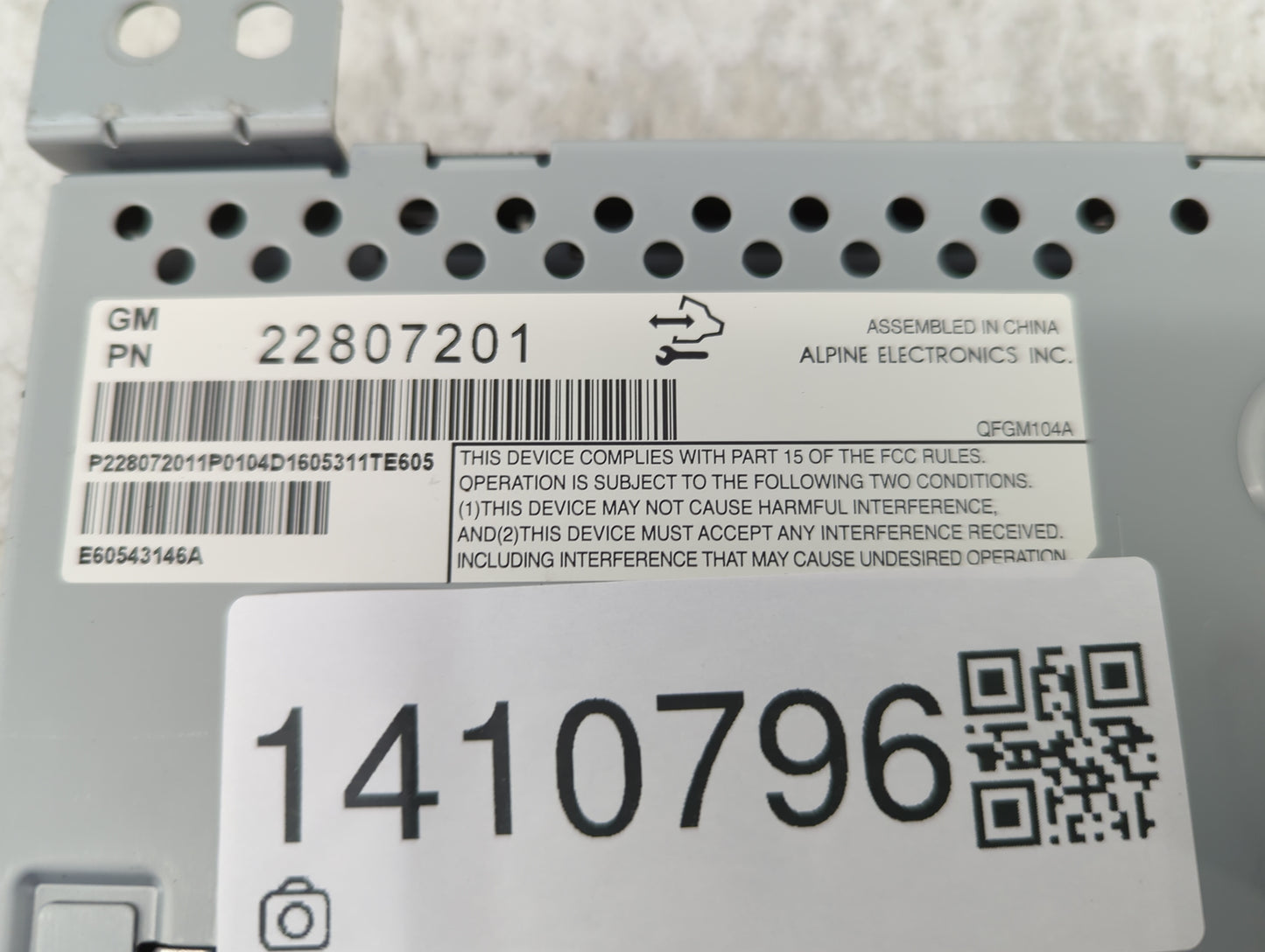 2012-2017 Chevrolet Equinox Information Display Screen - Oemusedautoparts1.com