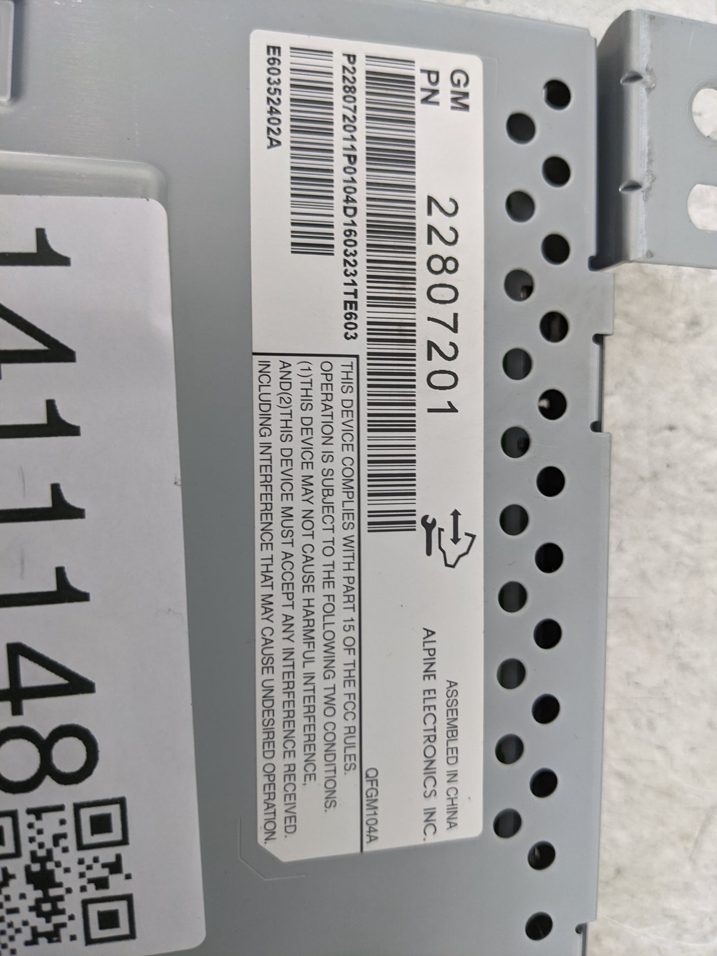 2012-2017 Chevrolet Equinox Information Display Screen - Oemusedautoparts1.com