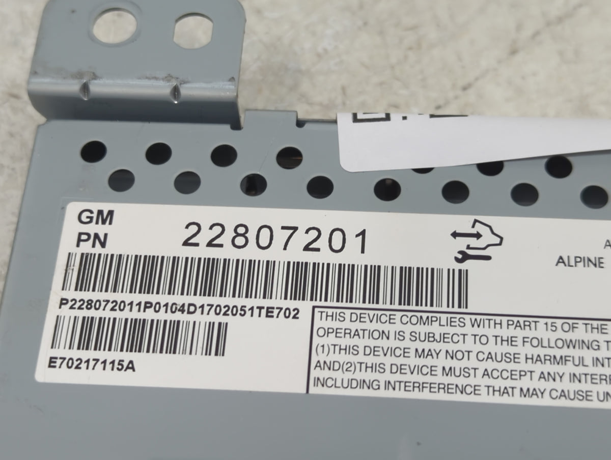 2012-2017 Chevrolet Equinox Information Radio Display Screen 1420567 - Oemusedautoparts1.com