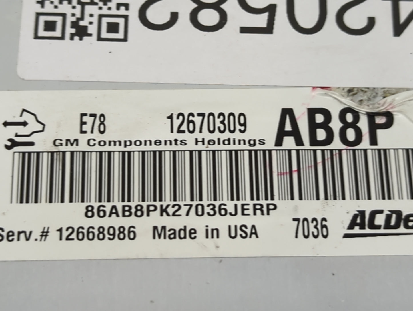 2017 Chevrolet Equinox PCM Engine Control Computer ECU ECM PCU OEM P/N:12670309 12668986 Fits Fits 2018 2019 2020 2021 OEM U