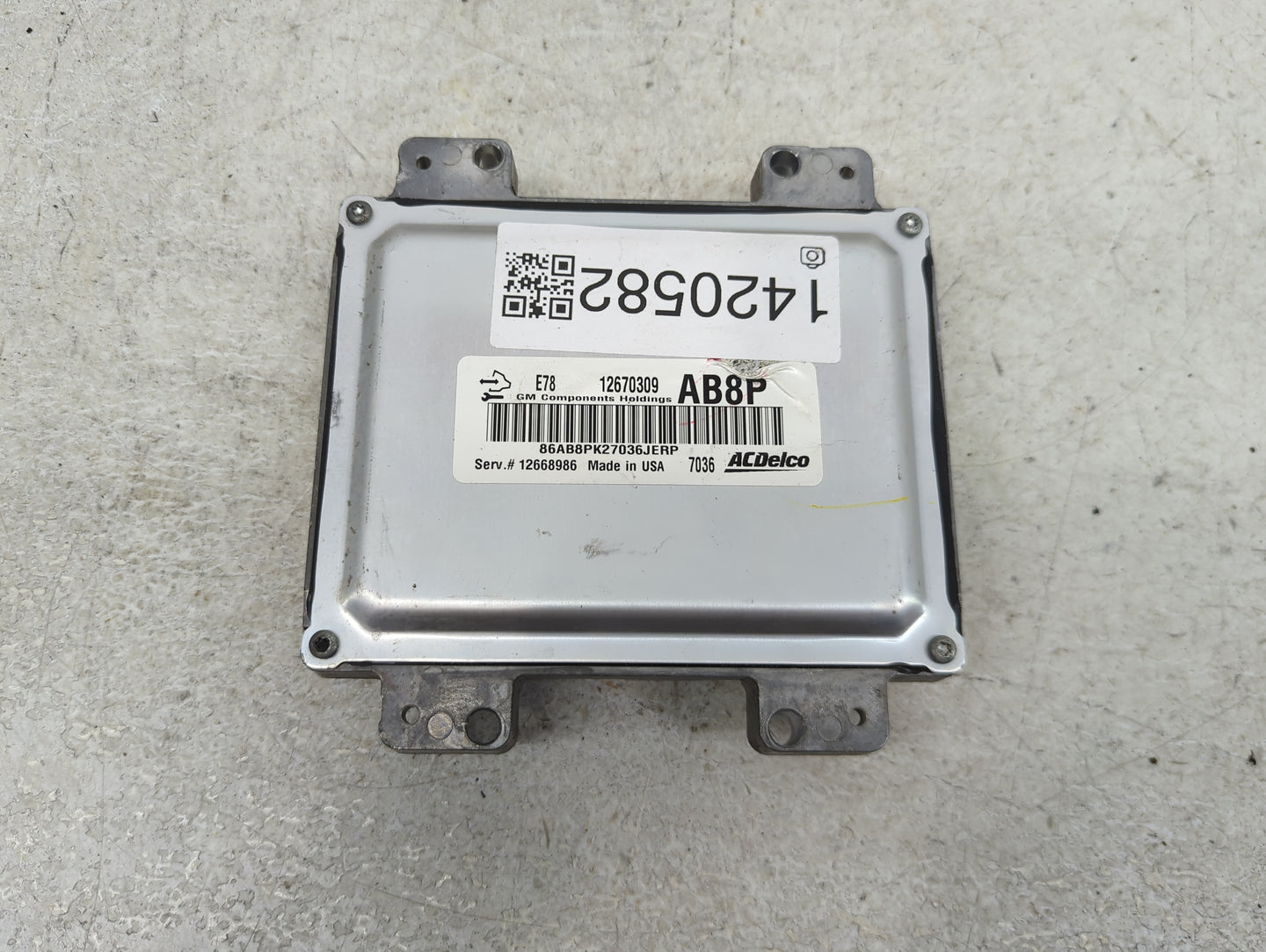 2017 Chevrolet Equinox PCM Engine Control Computer ECU ECM PCU OEM P/N:12670309 12668986 Fits Fits 2018 2019 2020 2021 OEM U