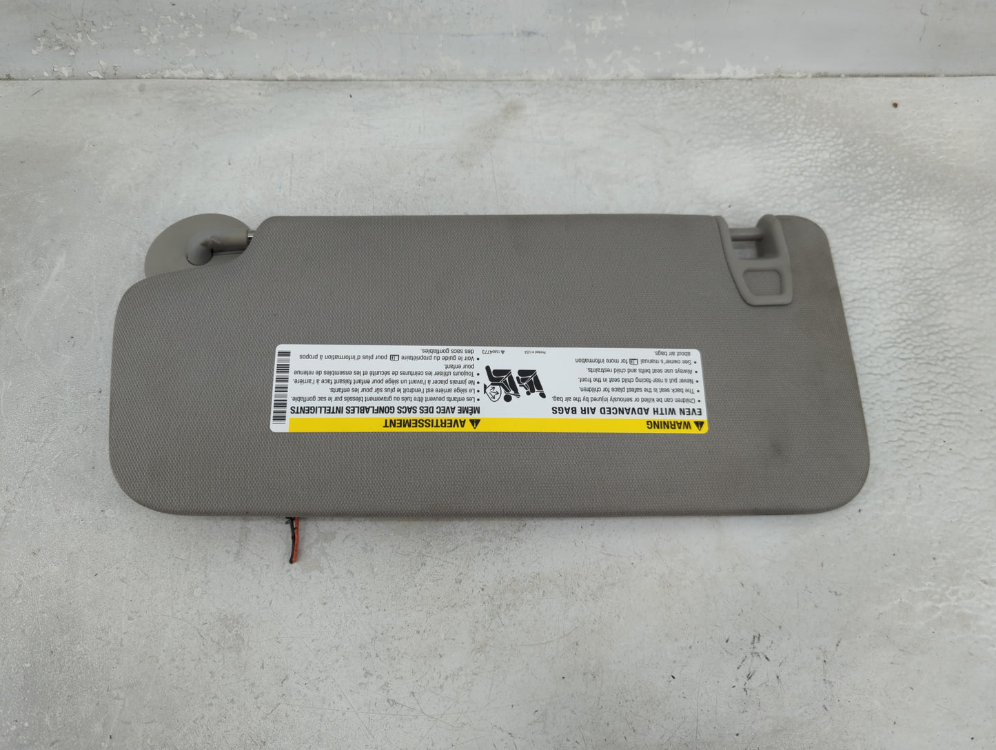 2010-2017 Chevrolet Equinox Sun Visor Shade Replacement Passenger Right Mirror Fits Fits 2010 2011 2012 2013 2014 2015 2016 
