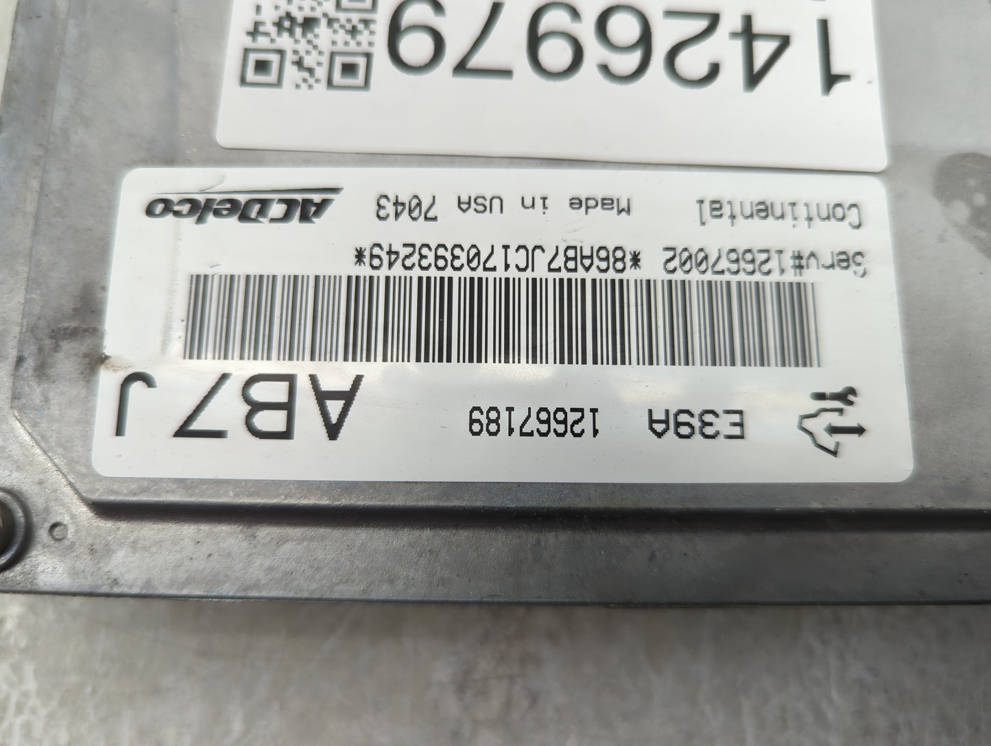 2017 Chevrolet Equinox PCM Engine Control Computer ECU ECM PCU OEM P/N:12667002 86AB7JC17039324, 12667189 Fits Fits 2018 201