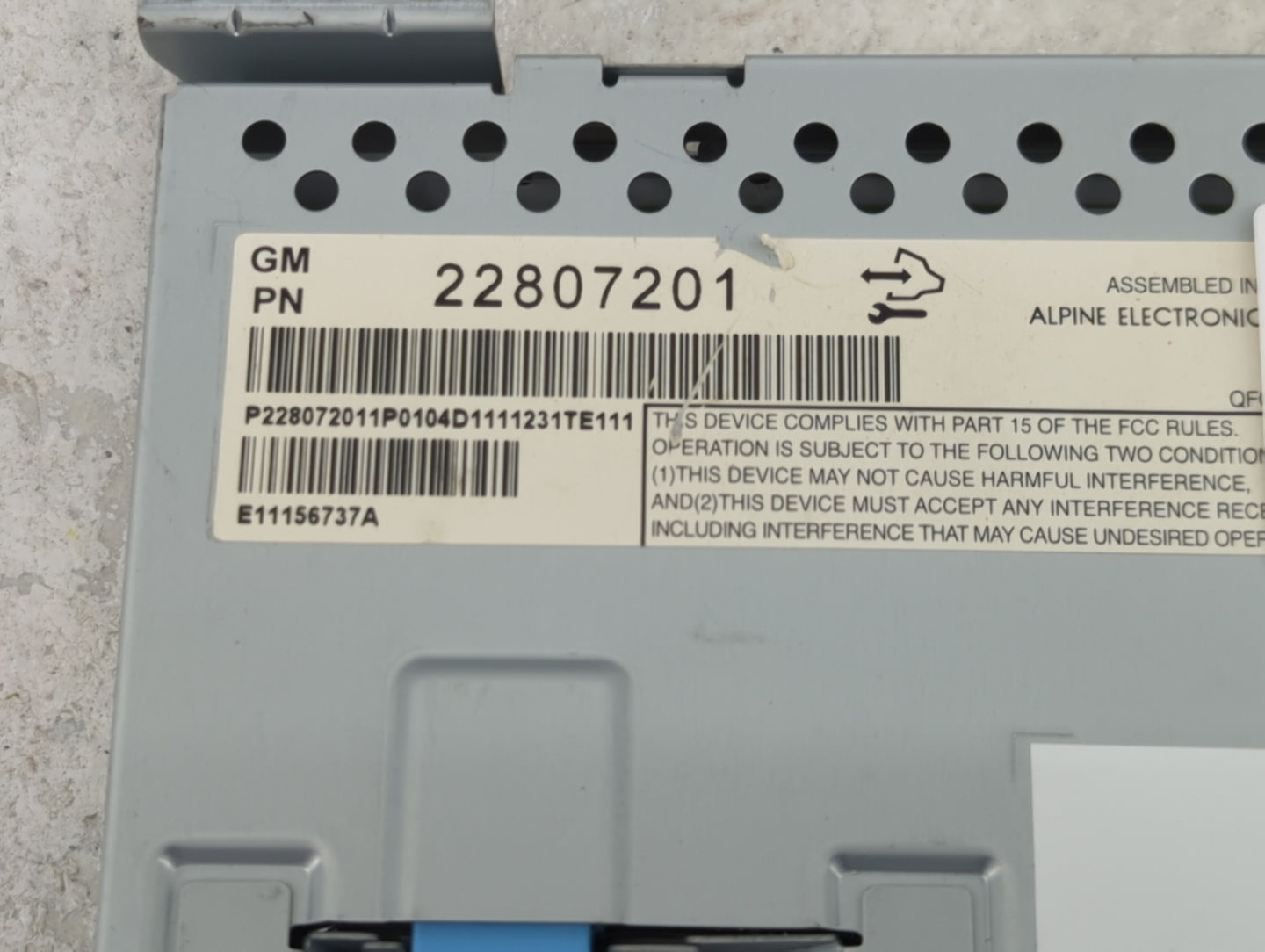 2012-2017 Chevrolet Equinox Information Display Screen 1468582 - Oemusedautoparts1.com