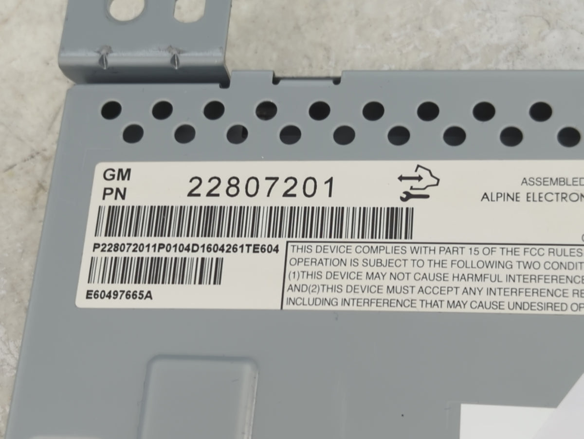 2012-2017 Chevrolet Equinox Information Radio Display Screen 1469275 - Oemusedautoparts1.com
