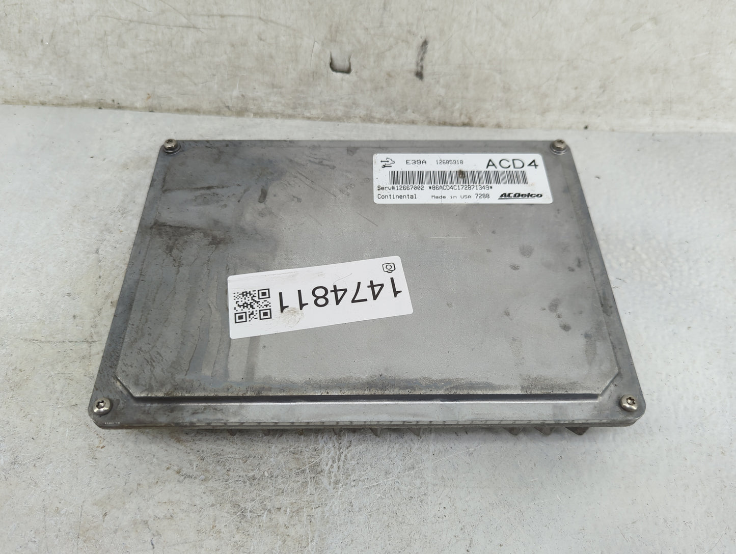 2017 Chevrolet Equinox PCM Engine Control Computer ECU ECM PCU OEM P/N:12685918 12667002 Fits Fits 2018 2019 2020 OEM Used A