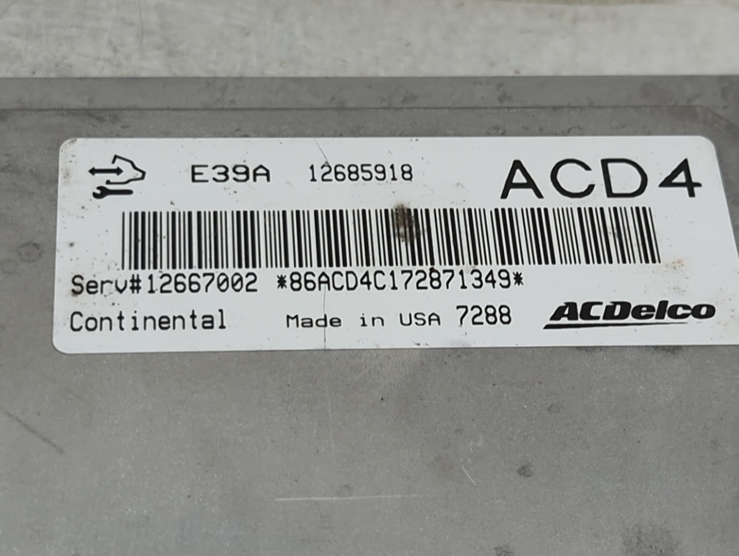 2017 Chevrolet Equinox PCM Engine Control Computer ECU ECM PCU OEM P/N:12685918 12667002 Fits Fits 2018 2019 2020 OEM Used A