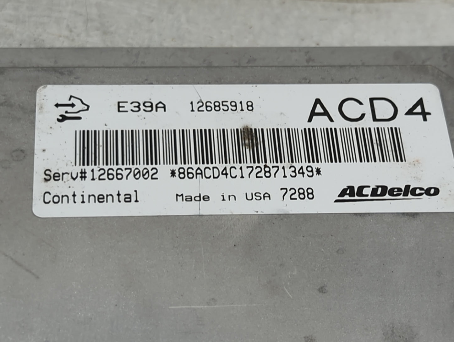 2017 Chevrolet Equinox PCM Engine Control Computer ECU ECM PCU OEM P/N:12685918 12667002 Fits Fits 2018 2019 2020 OEM Used A