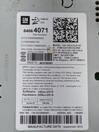 2016-2017 Chevrolet Equinox Radio AM FM Cd Player Receiver Replacement P/N:84064071 GA-130-COLR-NT Fits Fits 2014 2015 2016 