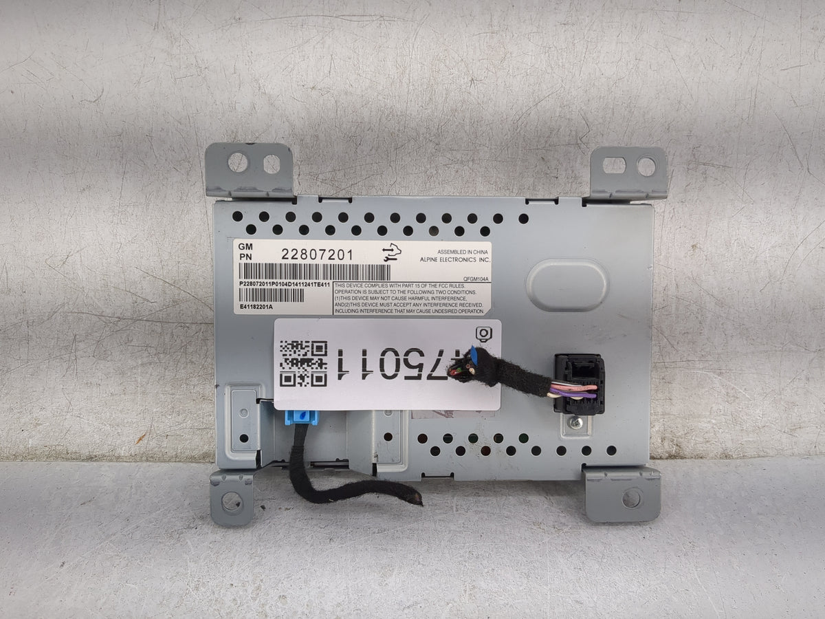 2012-2017 Chevrolet Equinox Information Radio Display Screen 1475011 - Oemusedautoparts1.com