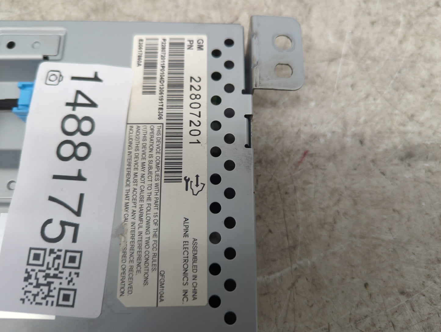 2012-2017 Chevrolet Equinox Information Display Screen 1488175 - Oemusedautoparts1.com