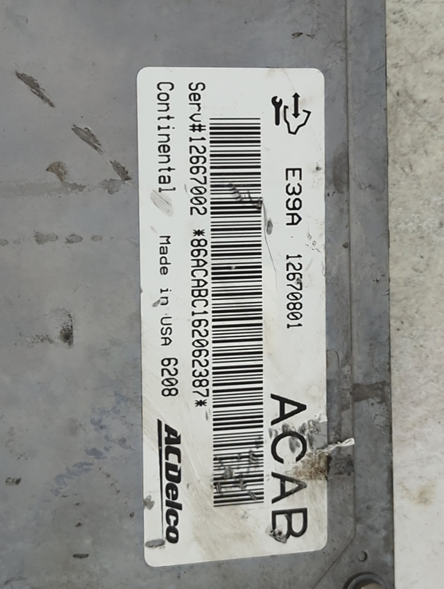 2017 Chevrolet Equinox PCM Engine Control Computer ECU ECM PCU OEM P/N:12667002 12670801, 86ACABC16206238 Fits Fits 2018 201