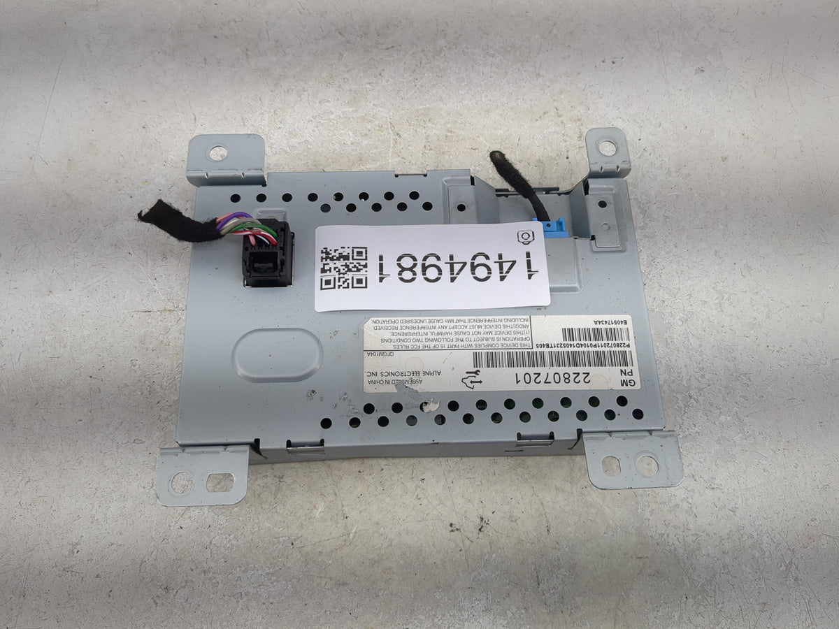 2012-2017 Chevrolet Equinox Information Radio Display Screen 1494981 - Oemusedautoparts1.com