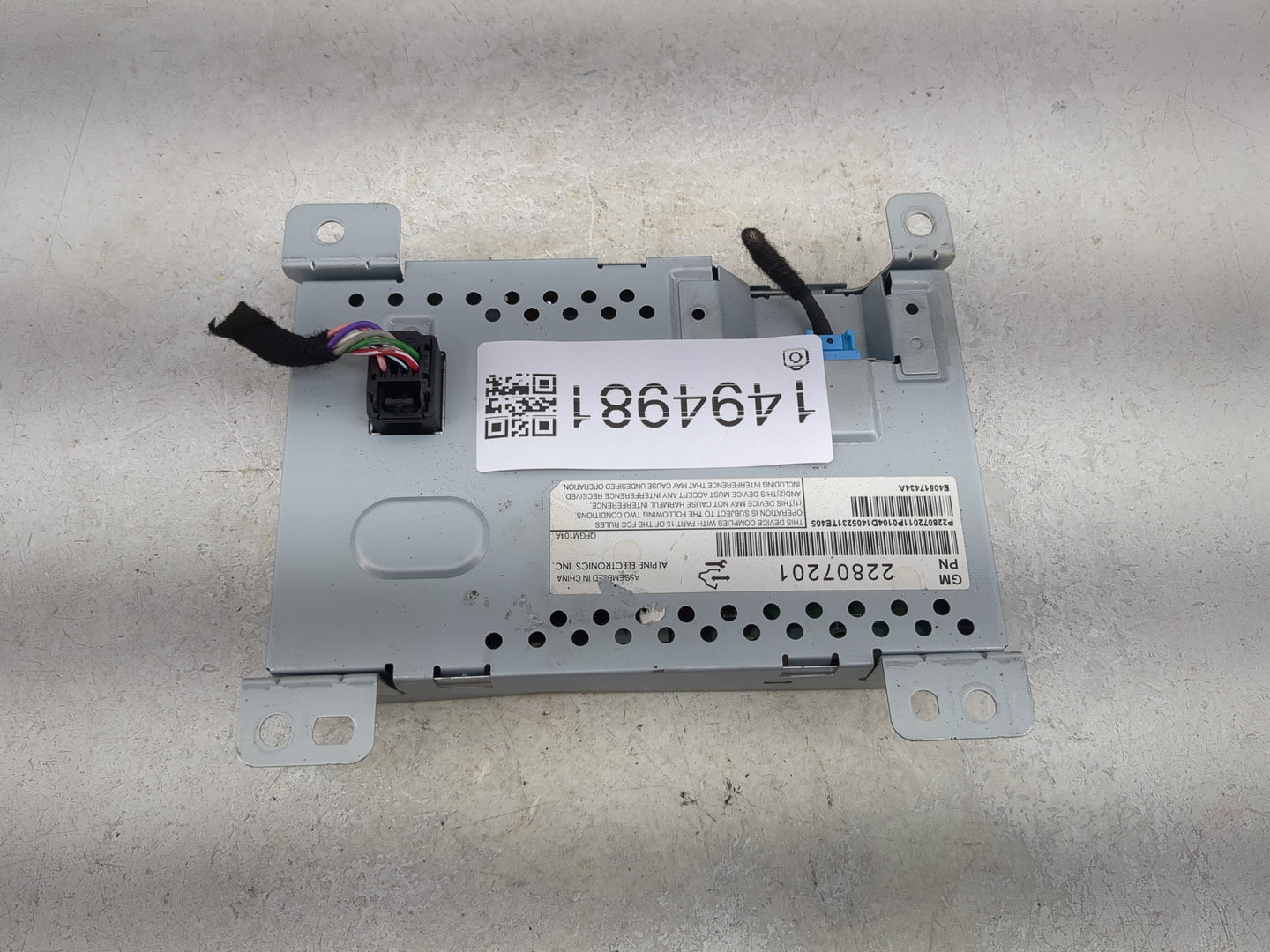 2012-2017 Chevrolet Equinox Information Display Screen 1494981 - Oemusedautoparts1.com