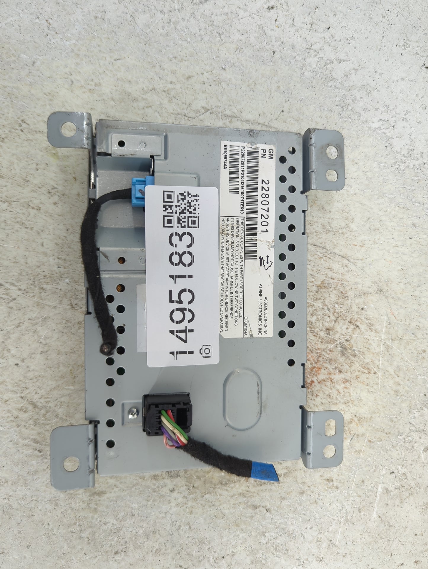 2012-2017 Chevrolet Equinox Information Display Screen 1495183 - Oemusedautoparts1.com